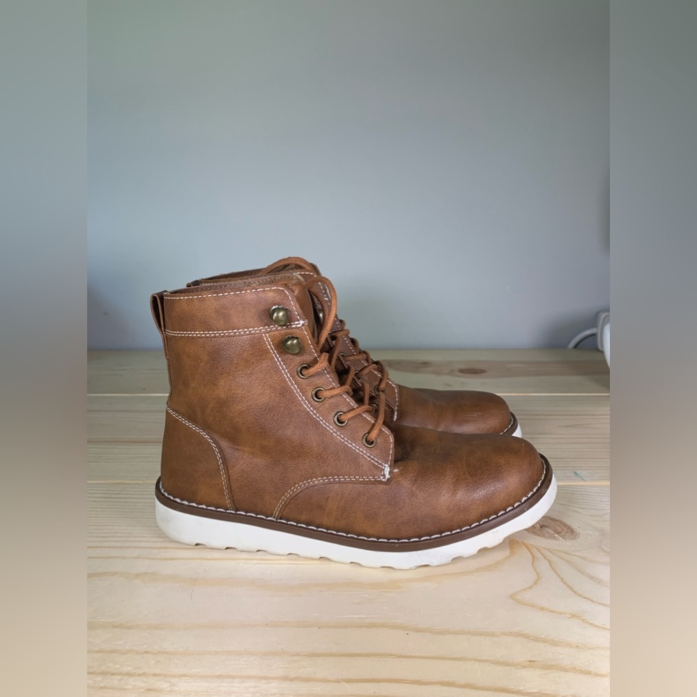 Goodfellow & Co - Men’s Kolten Lace-Up Brown Boots Size 7